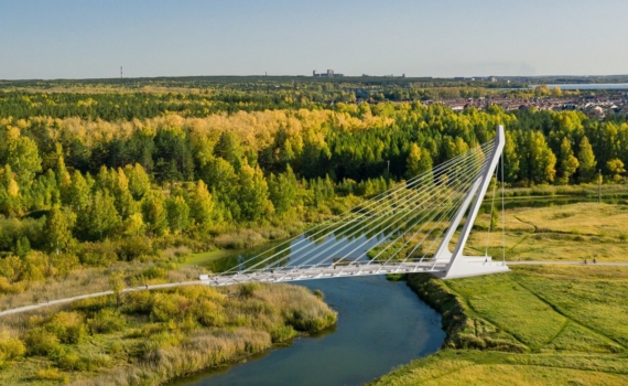 В Челябинске новый мост через Миасс спроектировали с выходом в болото
